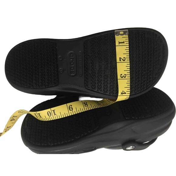 Crocs Shoes Mens Size 8 Classic Clog Sandals Black Waterproof Womens 10 Slip On main image 8